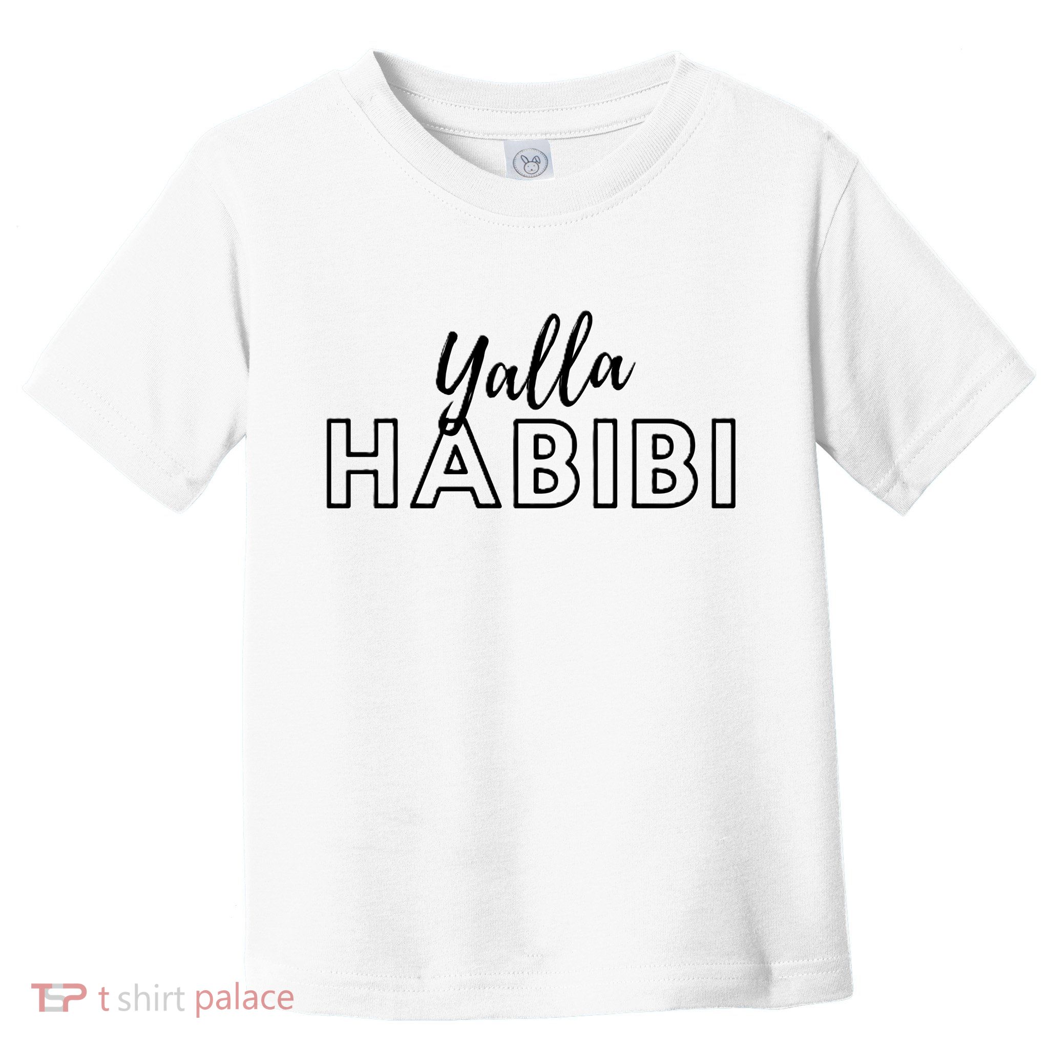 Cool Yalla Habibi Arabic Writing Toddler T-Shirt