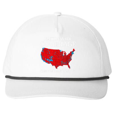 Can You Hear Us Now Nationwide Coverage Map Of 2024 Snapback Five-Panel Rope Hat