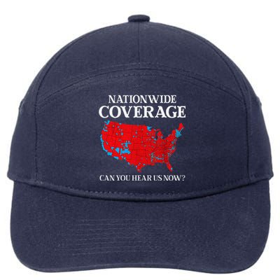 Can You Hear Us Now Nationwide Coverage Map Of 2024 7-Panel Snapback Hat