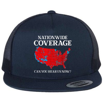 Can You Hear Us Now Nationwide Coverage Map Of 2024 Flat Bill Trucker Hat