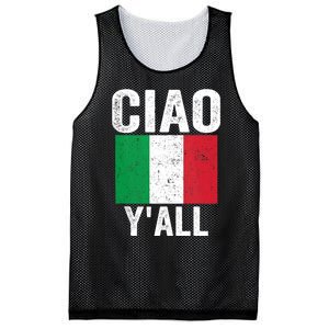 Ciao YAll Italian Slang Italian Saying Mesh Reversible Basketball Jersey Tank