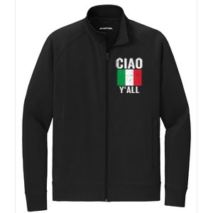 Ciao YAll Italian Slang Italian Saying Stretch Full-Zip Cadet Jacket