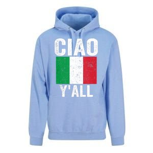 Ciao YAll Italian Slang Italian Saying Unisex Surf Hoodie