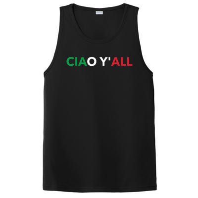 Ciao Yall Italian Slang Italian Saying PosiCharge Competitor Tank