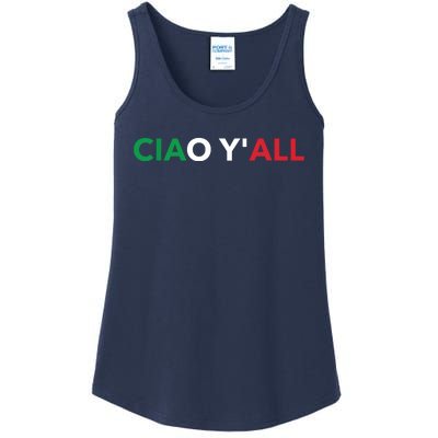 Ciao Yall Italian Slang Italian Saying Ladies Essential Tank