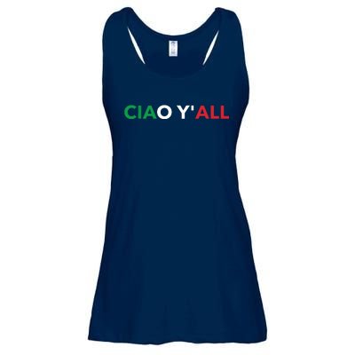 Ciao Yall Italian Slang Italian Saying Ladies Essential Flowy Tank