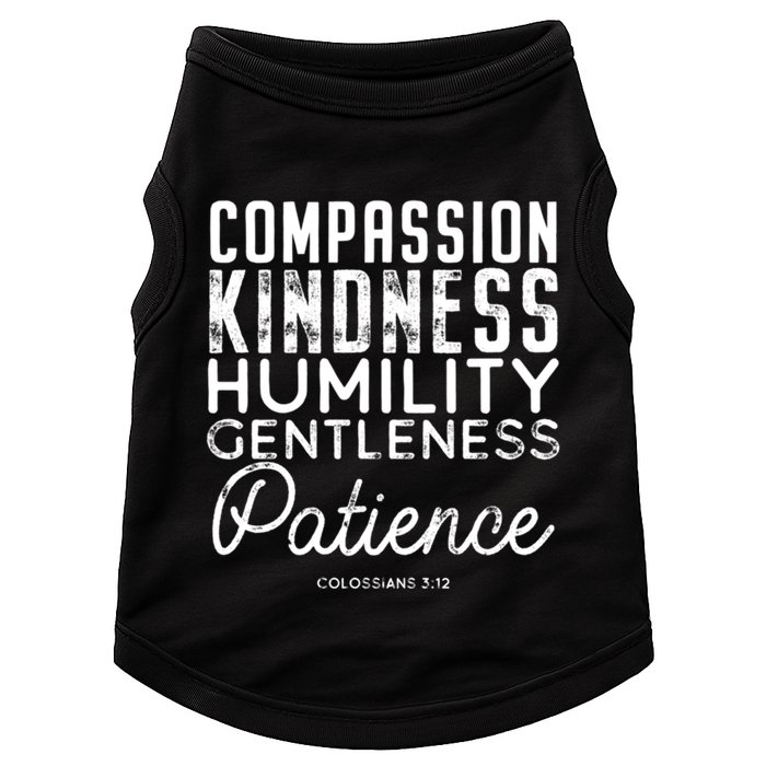 Clothe Yourselves In Compassion Kindness And More Meaningful Gift Doggie Tank