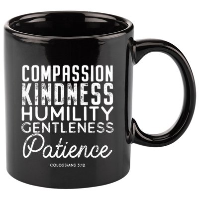 Clothe Yourselves In Compassion Kindness And More Meaningful Gift 11oz C Handle Ceramic Mug