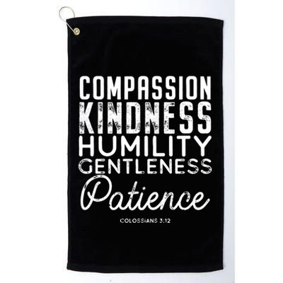 Clothe Yourselves In Compassion Kindness And More Meaningful Gift Golf Towel