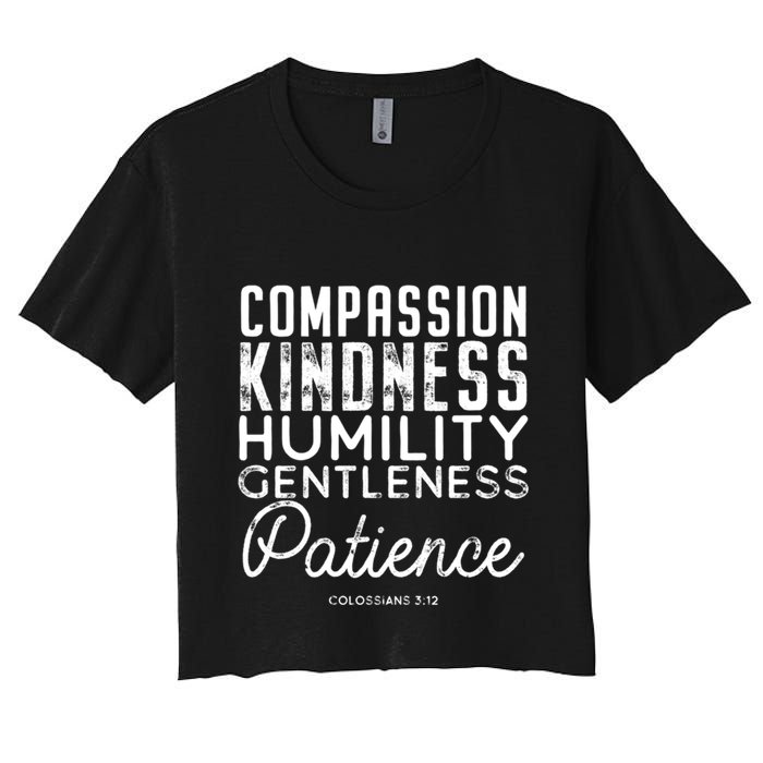 Clothe Yourselves In Compassion Kindness And More Meaningful Gift Crop Top