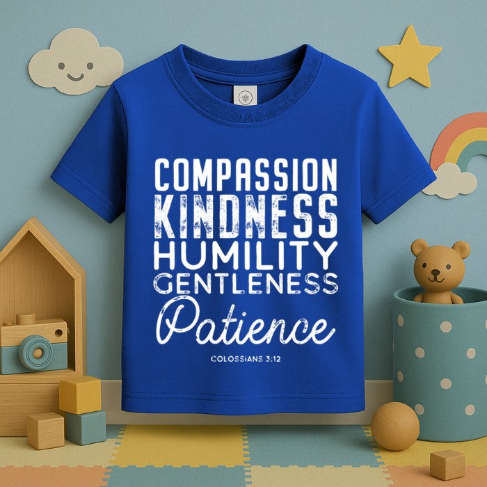 Clothe Yourselves In Compassion Kindness And More Meaningful Gift Toddler T-Shirt