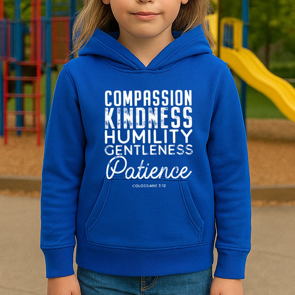 Clothe Yourselves In Compassion Kindness And More Meaningful Gift Kids Hoodie