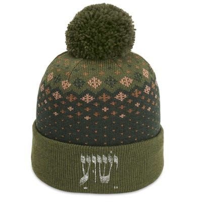 Christian Yeshua Jesus In Hebrew The Baniff Cuffed Pom Beanie