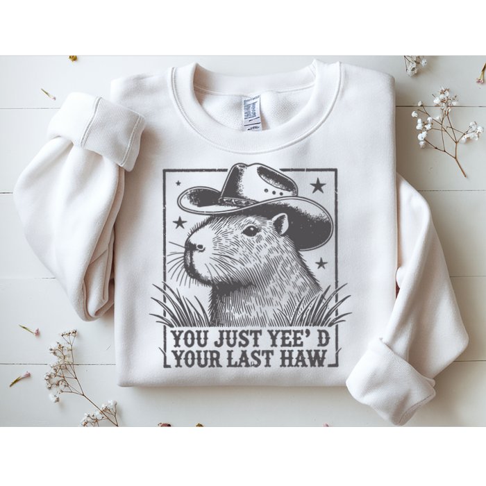 Capybara You Just Yeed Your Last Haw Sweatshirt
