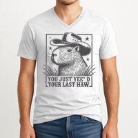 Capybara You Just Yeed Your Last Haw V-Neck T-Shirt