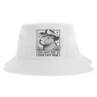 Capybara You Just Yeed Your Last Haw Sustainable Bucket Hat