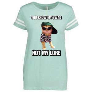 Cringeytees You Know My Swag Not My Lore Enza Ladies Jersey Football T-Shirt