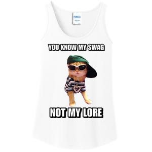 Cringeytees You Know My Swag Not My Lore Ladies Essential Tank