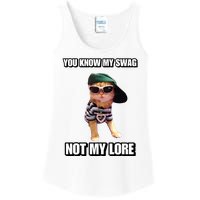 Cringeytees You Know My Swag Not My Lore Ladies Essential Tank