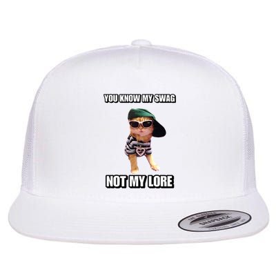 Cringeytees You Know My Swag Not My Lore Flat Bill Trucker Hat