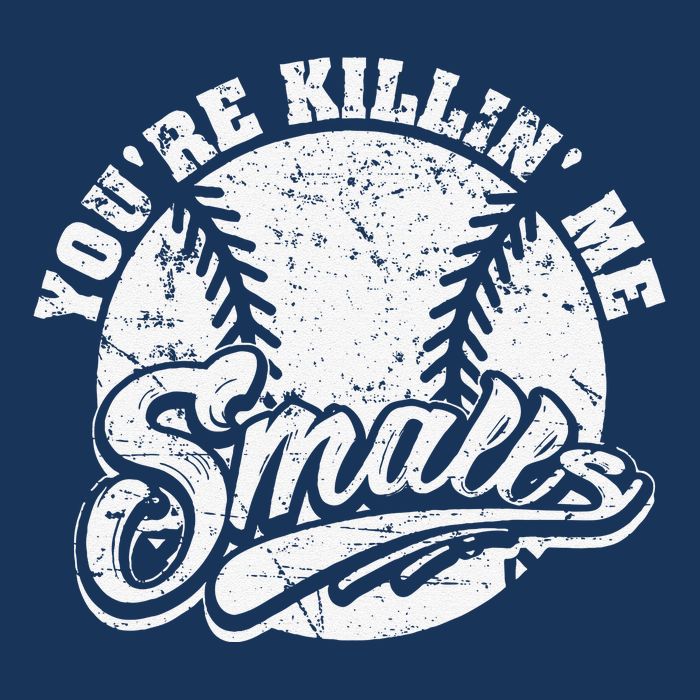 Cool YouRe Killin Me Smalls For Softball Enthusiast Drawstring Bag