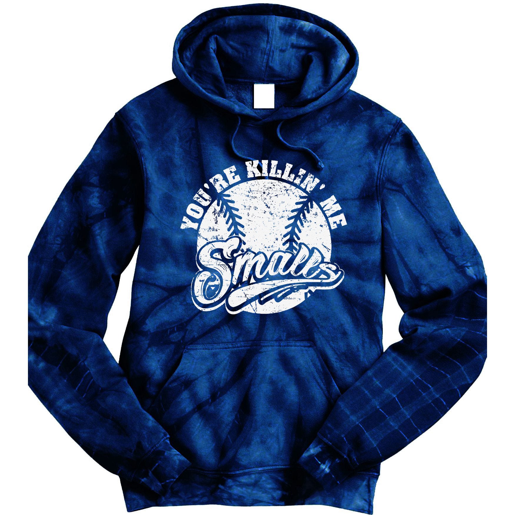 Cool YouRe Killin Me Smalls For Softball Enthusiast Tie Dye Hoodie
