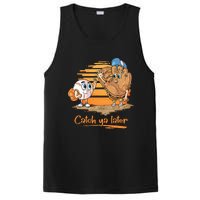 Catch Ya Later Cartoon Baseball Glove And Baseball PosiCharge Competitor Tank