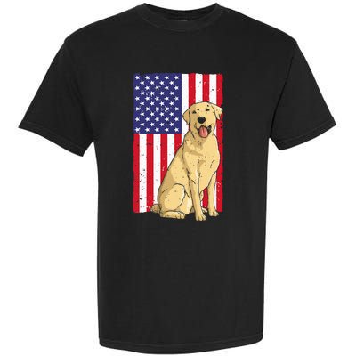 Cool Yellow Lab Art For Yellow Labrador Retriever Garment-Dyed Heavyweight T-Shirt