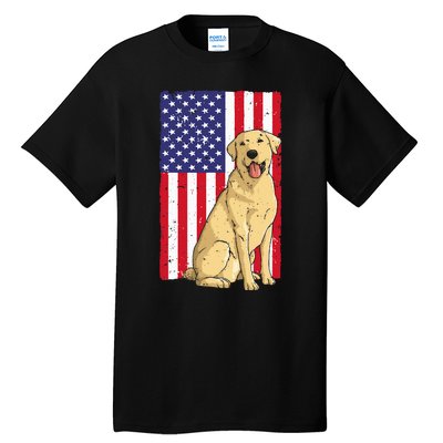 Cool Yellow Lab Art For Yellow Labrador Retriever Tall T-Shirt