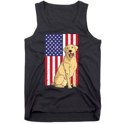 Cool Yellow Lab Art For Yellow Labrador Retriever Tank Top