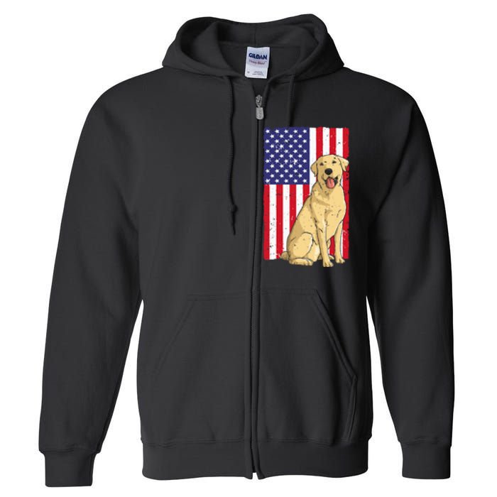 Cool Yellow Lab Art For Yellow Labrador Retriever Full Zip Hoodie