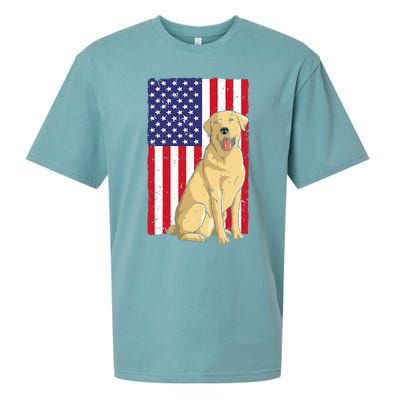 Cool Yellow Lab Art For Yellow Labrador Retriever Sueded Cloud Jersey T-Shirt