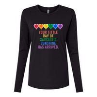 Colorful Your Little Ray Of Sarcastic Sunshine Has Arrived Womens Cotton Relaxed Long Sleeve T-Shirt