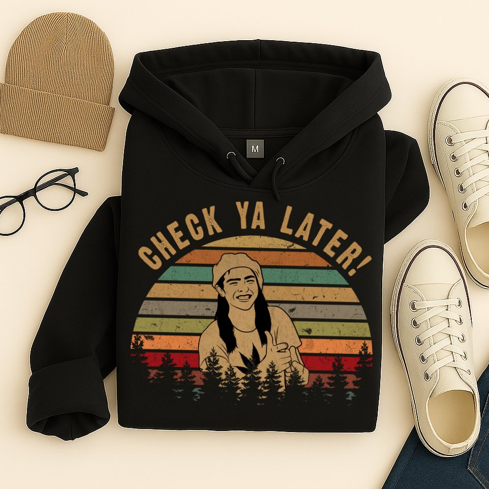 Check Ya Later Funny Dazed And Confused Vintage Movie Hoodie