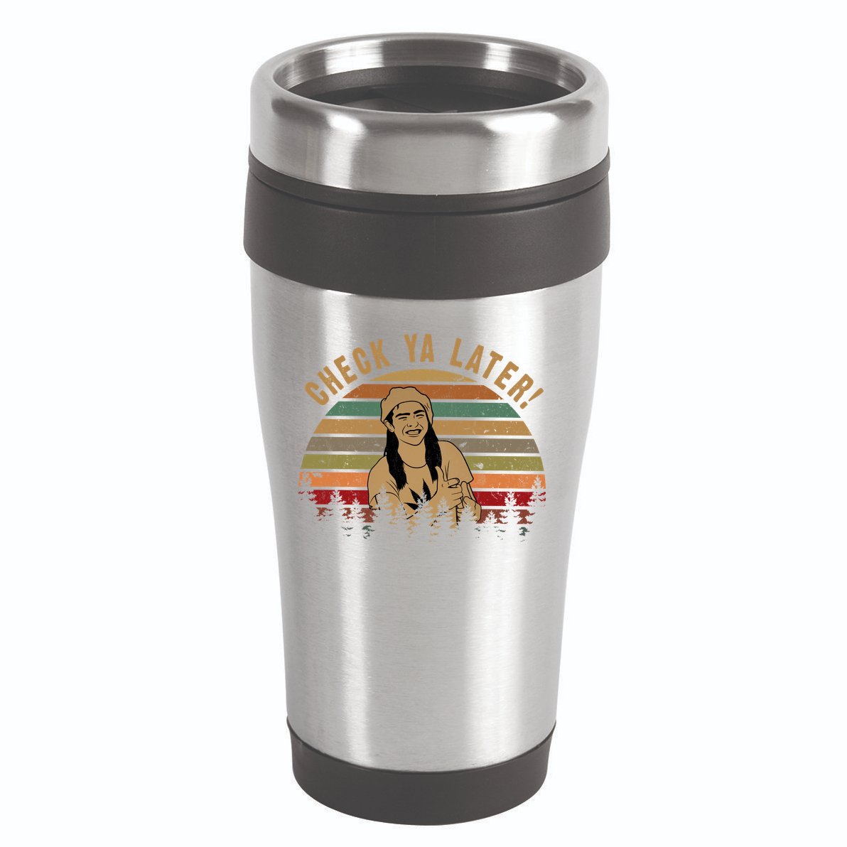 Check Ya Later Funny Dazed And Confused Vintage Movie 16oz Travel Tumbler