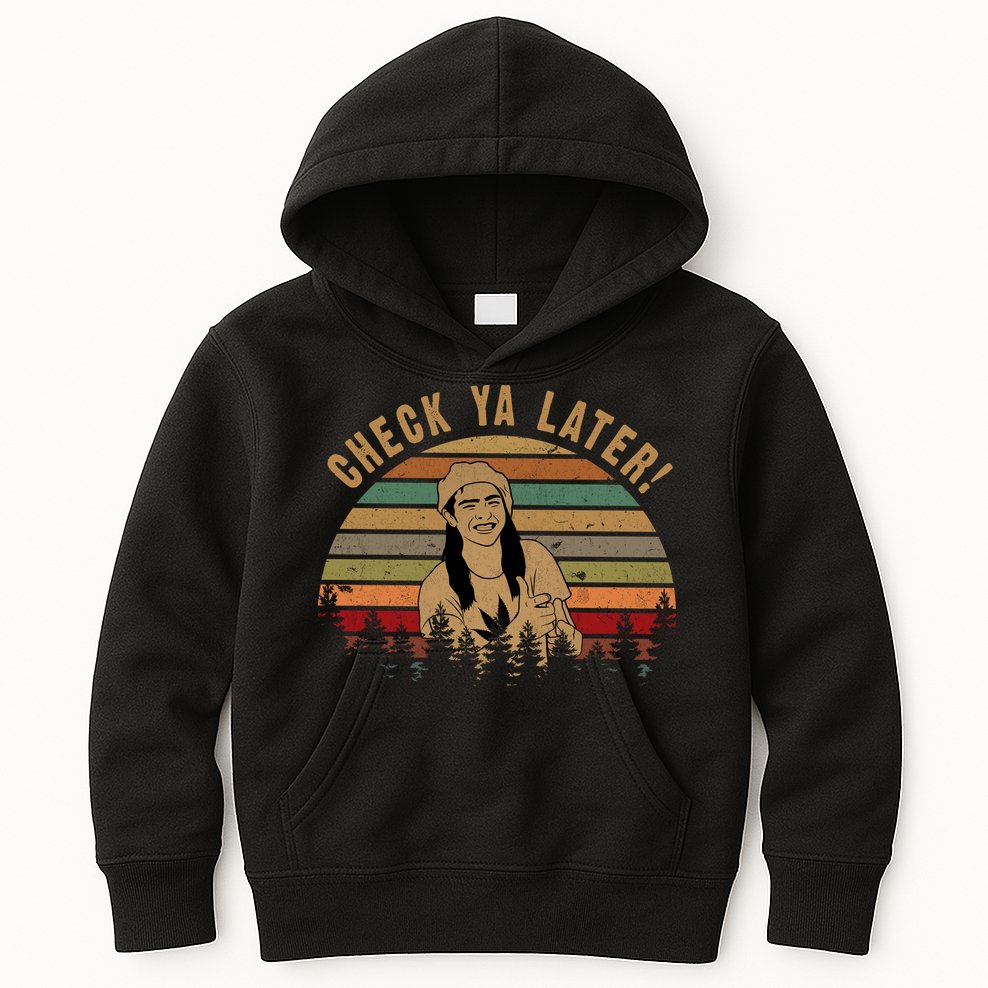 Check Ya Later Funny Dazed And Confused Vintage Movie Kids Hoodie