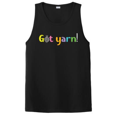 Crochet Yarn Lovers Got Yarn! Funny Crocheting Gift PosiCharge Competitor Tank