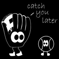 Catch You Later Funny Baseball Bucket Hat