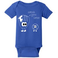 Catch You Later Funny Baseball Baby Bodysuit