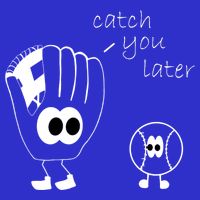 Catch You Later Funny Baseball Tie-Dye T-Shirt
