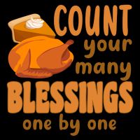 Count Your Many Blessings One By One Thanksgiving 7-Panel Snapback Hat