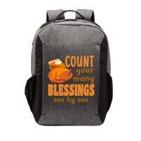 Count Your Many Blessings One By One Thanksgiving Vector Backpack