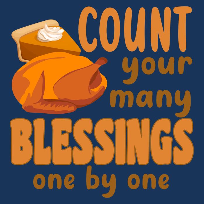 Count Your Many Blessings One By One Thanksgiving Infant Baby Jersey Bodysuit
