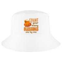 Count Your Many Blessings One By One Thanksgiving Cool Comfort Performance Bucket Hat