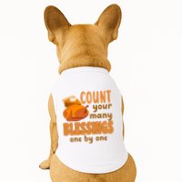 Count Your Many Blessings One By One Thanksgiving Doggie Tank