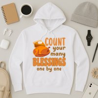 Count Your Many Blessings One By One Thanksgiving Hoodie