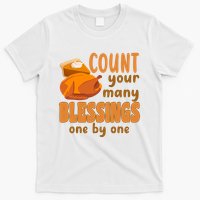 Count Your Many Blessings One By One Thanksgiving T-Shirt
