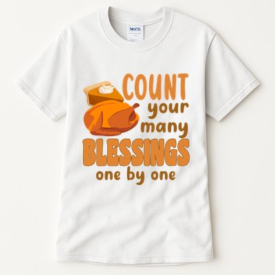 Count Your Many Blessings One By One Thanksgiving Tall T-Shirt