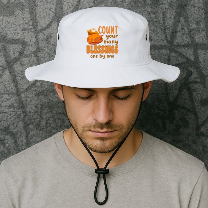Count Your Many Blessings One By One Thanksgiving Bucket Hat
