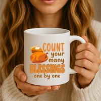 Count Your Many Blessings One By One Thanksgiving Mug